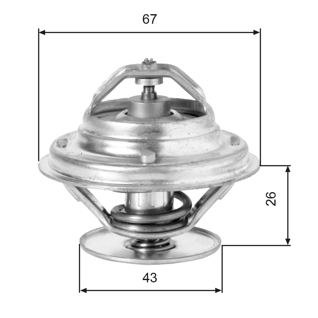 Thermostat, coolant  Art. TH05586G1