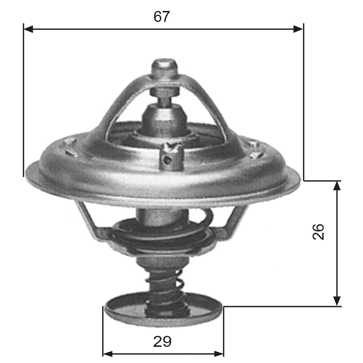 Thermostat, coolant  Art. TH09180G1