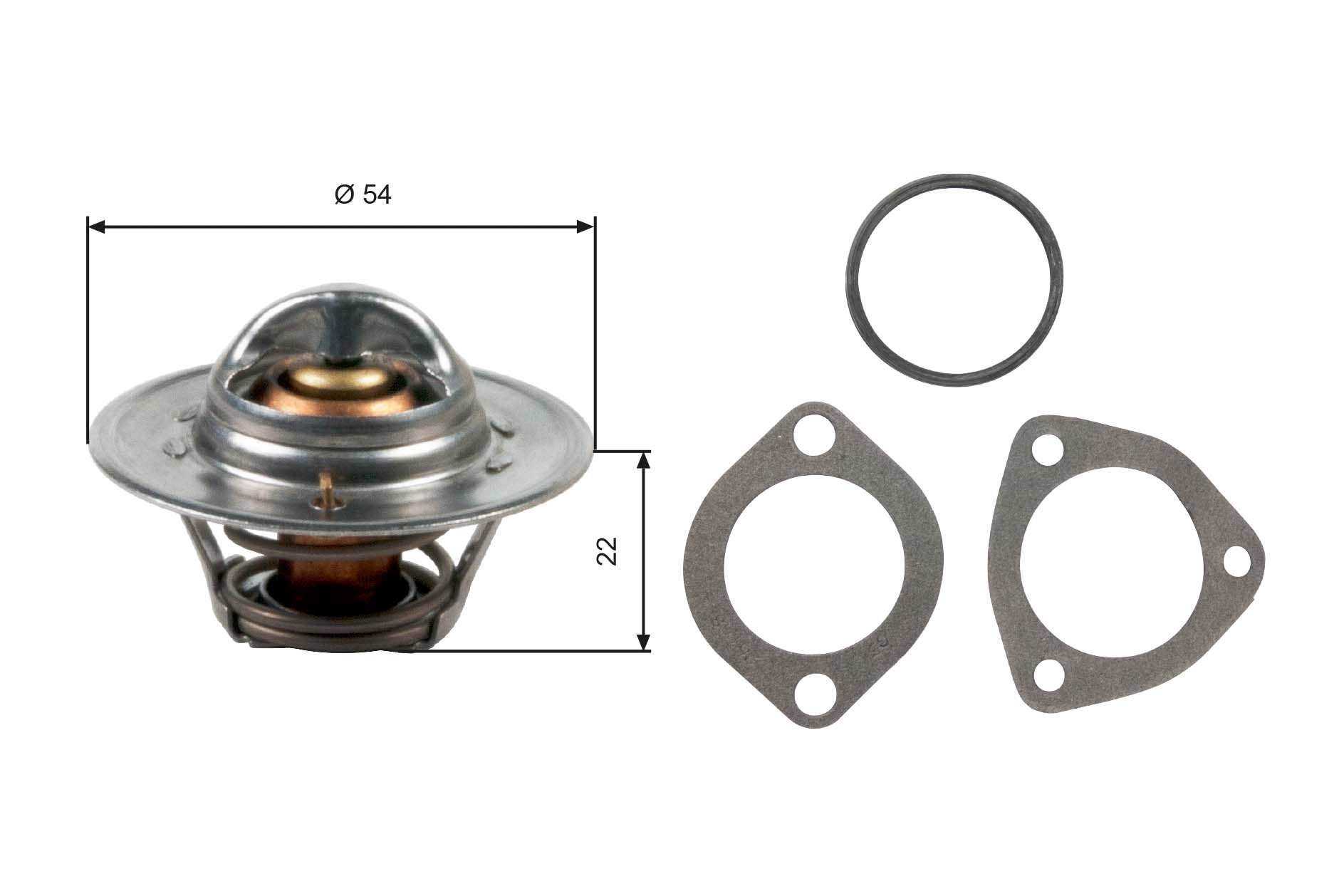 Thermostat, coolant  Art. TH12792G1