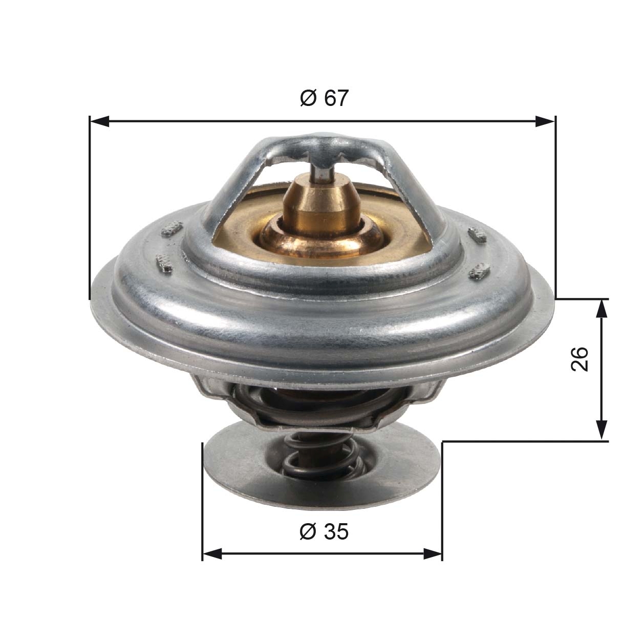 Thermostat, coolant  Art. TH13287G1