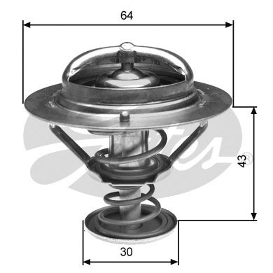 Thermostat, coolant  Art. TH27088G1