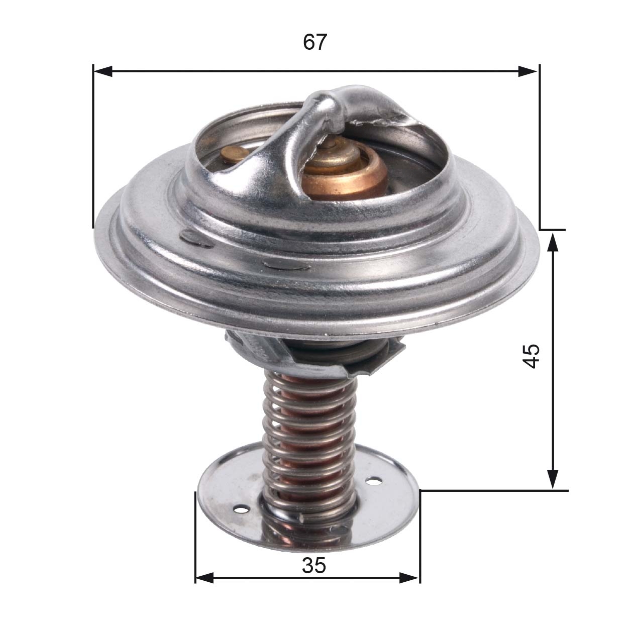 Thermostat, coolant  Art. TH45682G1