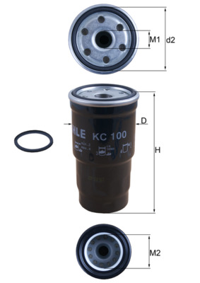 Fuel Filter  Art. KC100D