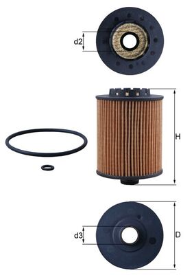 Oil Filter  Art. OX1075D