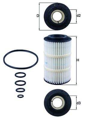 Oil Filter  Art. OX3457D