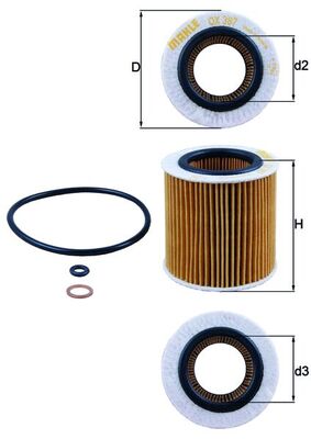 Oil Filter  Art. OX387D