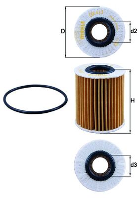 Oil Filter  Art. OX413D2