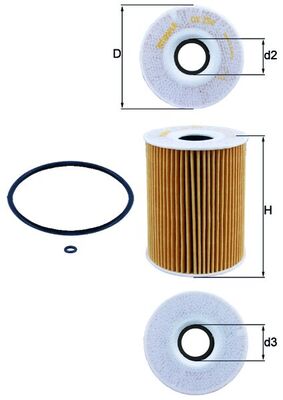 Oil Filter  Art. OX254D1