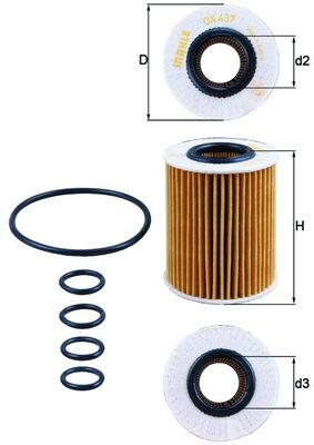 Oil Filter  Art. OX437D