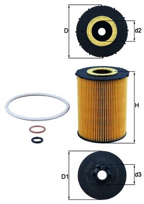 Oil Filter  Art. OX636D