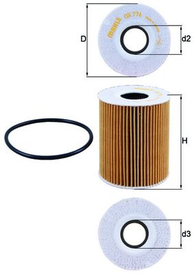 Oil Filter  Art. OX776D