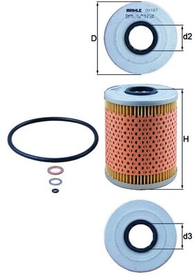 Oil Filter  Art. OX187D