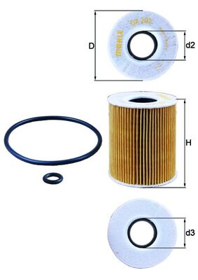 Oil Filter  Art. OX203D