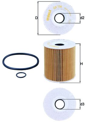 Oil Filter  Art. OX156D1