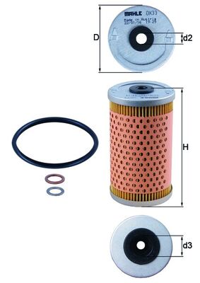 Oil Filter  Art. OX33D