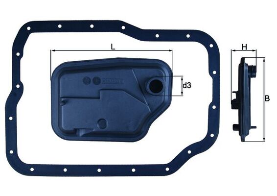 Hydraulic Filter, automatic transmission (4F27E)  Art. HX149D