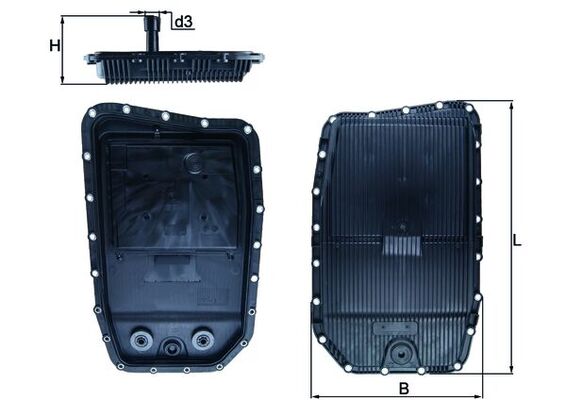 Oil Sump, automatic transmission  Art. HX152