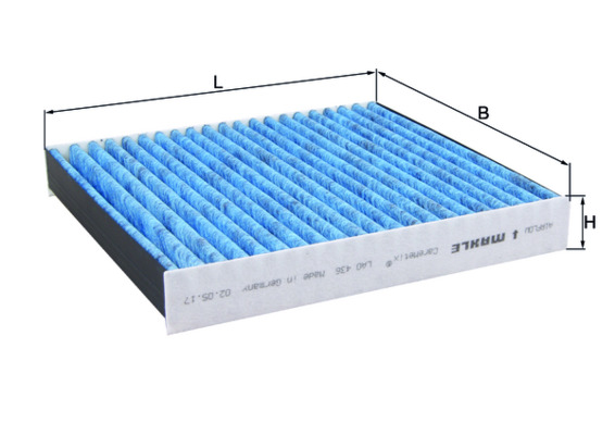 Filter, cabin air  Art. LAO436