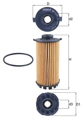 Oil Filter  Art. OX1218D