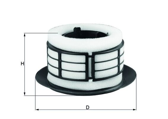 Air Filter (Front axle)  Art. LX292