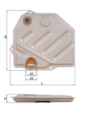 Hydraulic Filter, automatic transmission  Art. HX46