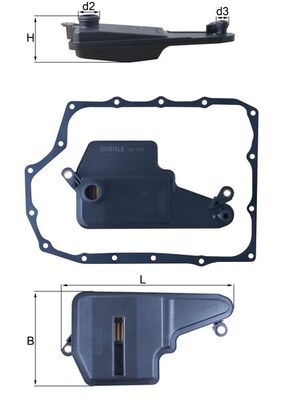 Hydraulic Filter, automatic transmission  Art. HX193D