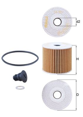 Oil Filter  Art. OX1077D