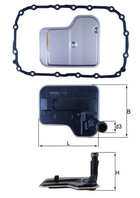 Hydraulic Filter, automatic transmission (GA6L45R)  Art. HX240D