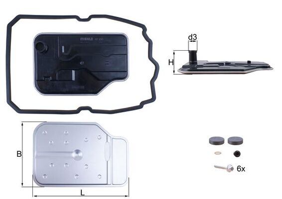 Hydraulic Filter, automatic transmission (450)  Art. HX230KIT