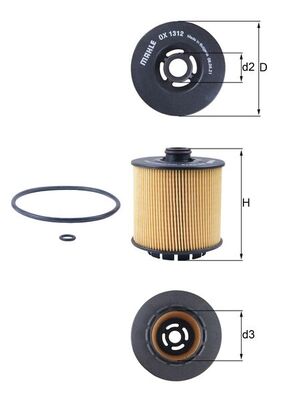 Oil Filter  Art. OX1312D