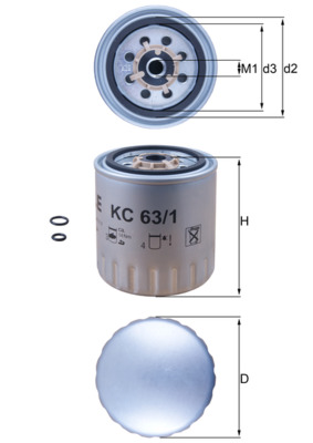 Fuel Filter  Art. KC631D