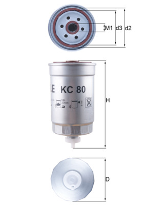 Fuel Filter  Art. KC80