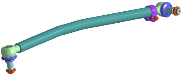 Handle bar (Swingarm, 1st front.)  Art. 2424101