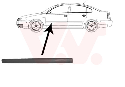 Trim/Protection Strip, door (Forward, left)  Art. 5836423