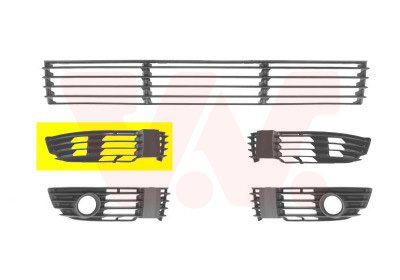 Ventilation Grilles, bumper (Forward, right, Forward, right)  Art. 5837592