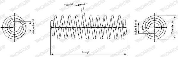 Suspension Spring (Front axle)  Art. SE3550