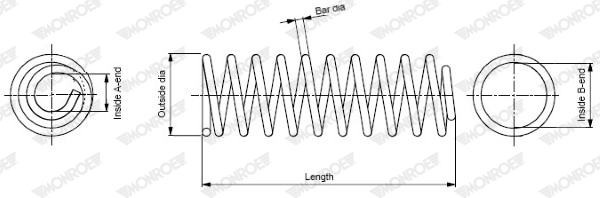 Suspension Spring (Front axle)  Art. SE3565