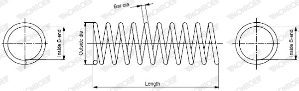 Suspension Spring (Rear axle)  Art. SP0563