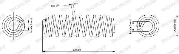 Suspension Spring (Front axle)  Art. SP3286