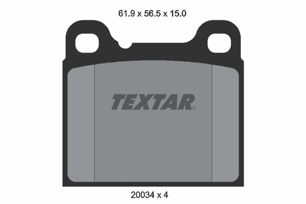 Brake Pad Set, disc brake (Front axle)  Art. 2003402