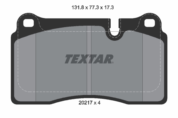 Brake Pad Set, disc brake (Front axle)  Art. 2021701