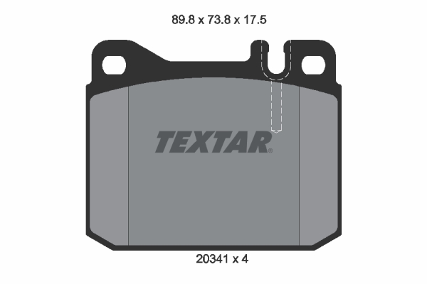 Brake Pad Set, disc brake (Front axle)  Art. 2034110