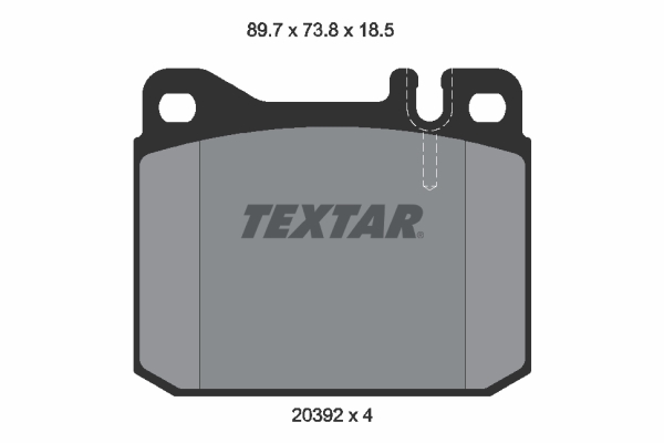 Brake Pad Set, disc brake (Front axle)  Art. 2039213