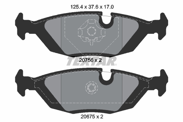 Brake Pad Set, disc brake (Rear axle)  Art. 2067502