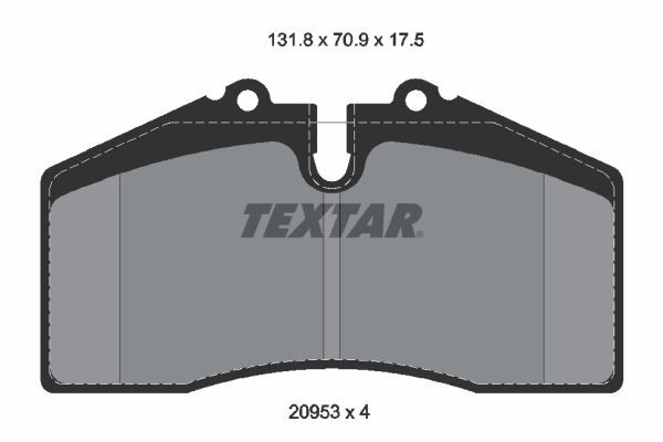 Brake Pad Set, disc brake  Art. 2095310