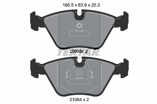 Brake Pad Set, disc brake (Front axle)  Art. 2096801