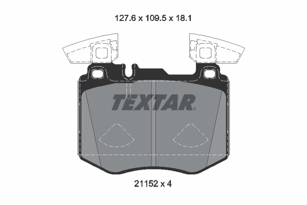 Brake Pad Set, disc brake (Double cloth)  Art. 2115201