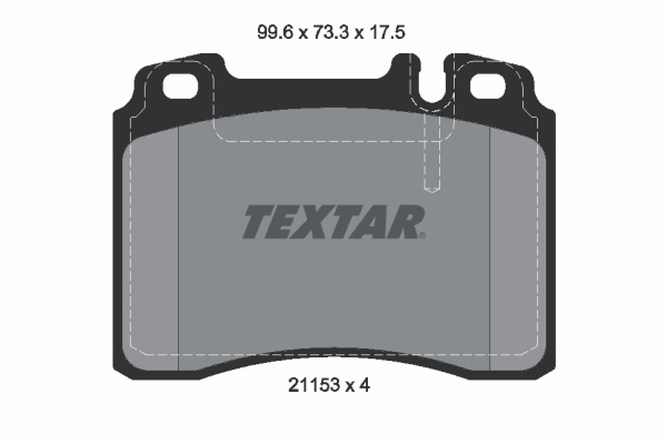 Brake Pad Set, disc brake (Front axle)  Art. 2115307