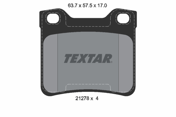 Brake Pad Set, disc brake (Rear axle)  Art. 2127803