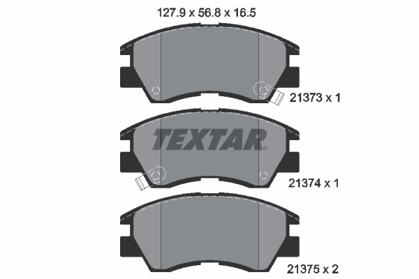 Brake Pad Set, disc brake (Front axle)  Art. 2137301